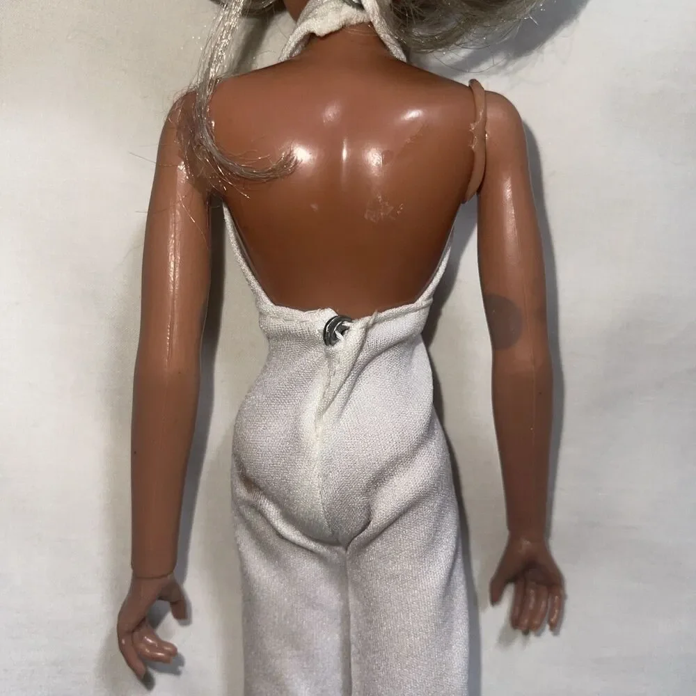 VTG 1975 Farrah Fawcett 12” Doll Mego Jumpsuit And Heels